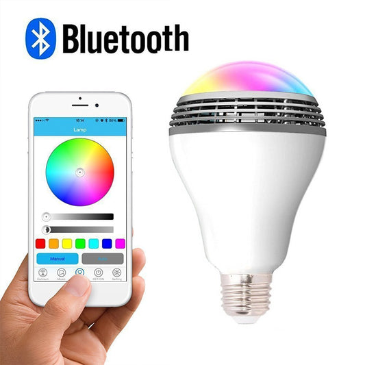 Ampoule E27 LED RGB Sans Fil Musique LED Lampe Bluetooth Changement De Couleur