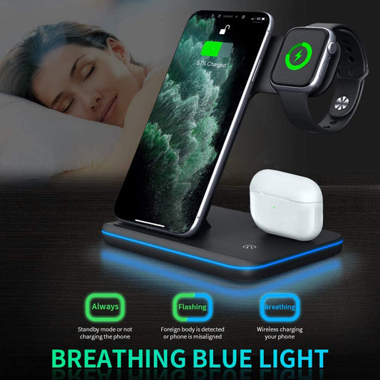 Wireless charger for phone - watch - headphones 